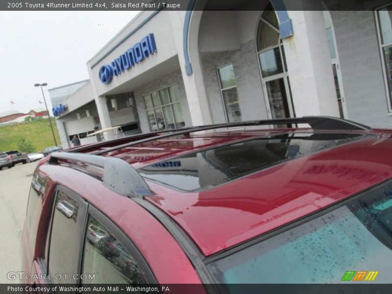 Salsa Red Pearl / Taupe 2005 Toyota 4Runner Limited 4x4