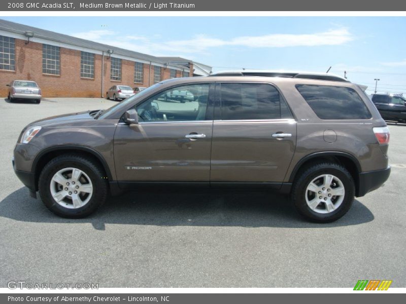 Medium Brown Metallic / Light Titanium 2008 GMC Acadia SLT