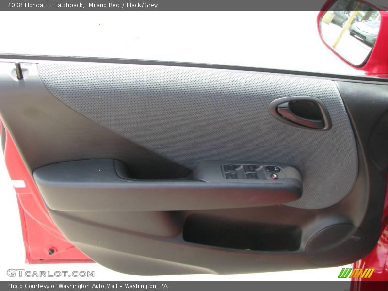 Milano Red / Black/Grey 2008 Honda Fit Hatchback