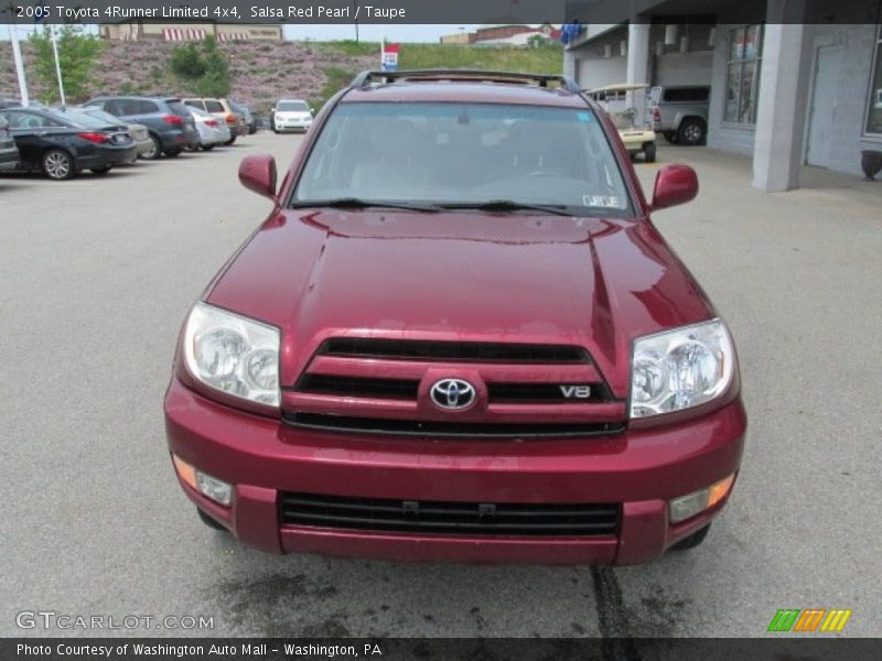Salsa Red Pearl / Taupe 2005 Toyota 4Runner Limited 4x4