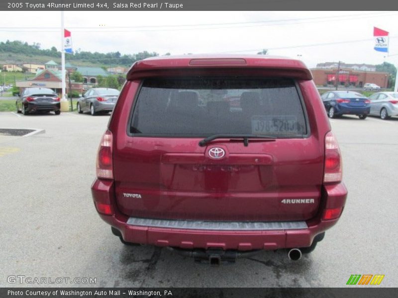 Salsa Red Pearl / Taupe 2005 Toyota 4Runner Limited 4x4