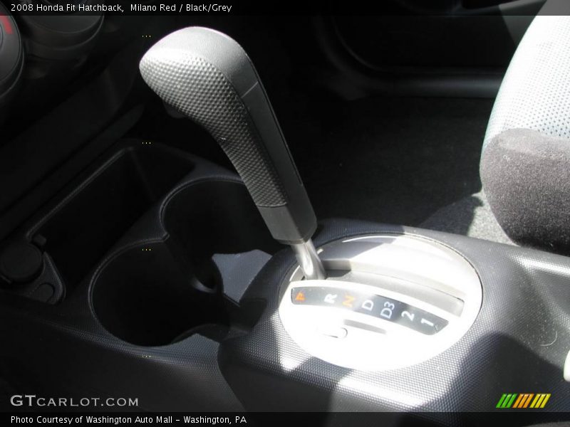 Milano Red / Black/Grey 2008 Honda Fit Hatchback