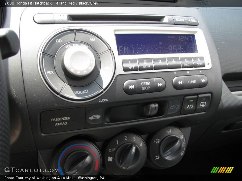Milano Red / Black/Grey 2008 Honda Fit Hatchback