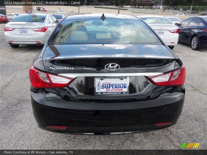 Midnight Black / Camel 2013 Hyundai Sonata GLS
