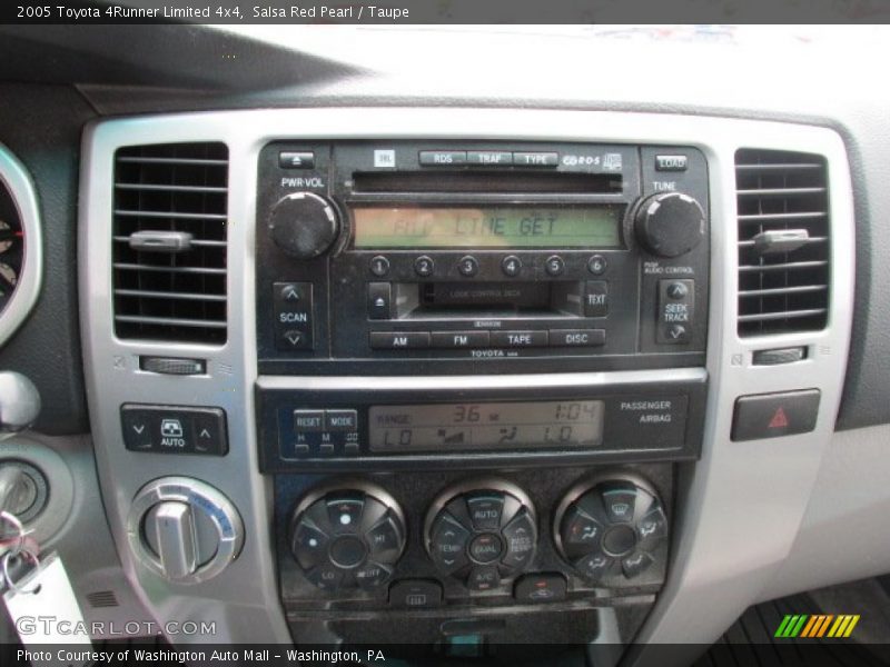 Salsa Red Pearl / Taupe 2005 Toyota 4Runner Limited 4x4