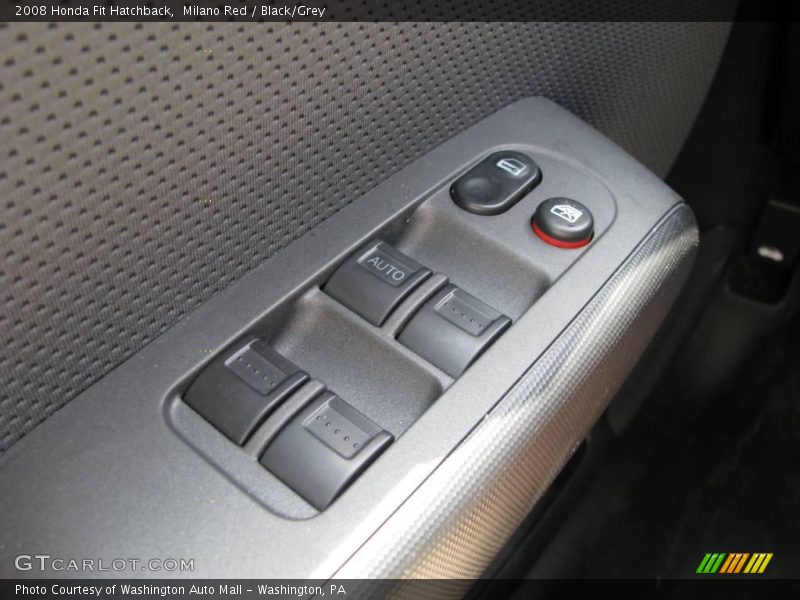 Milano Red / Black/Grey 2008 Honda Fit Hatchback