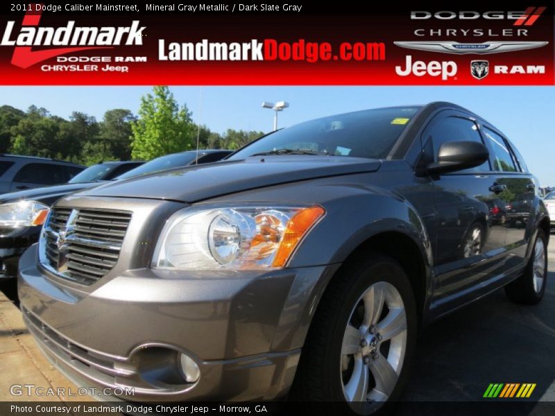 Mineral Gray Metallic / Dark Slate Gray 2011 Dodge Caliber Mainstreet