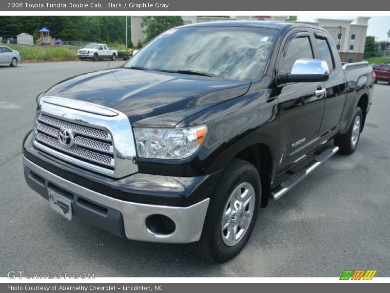 Black / Graphite Gray 2008 Toyota Tundra Double Cab