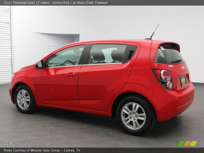Victory Red / Jet Black/Dark Titanium 2012 Chevrolet Sonic LT Hatch