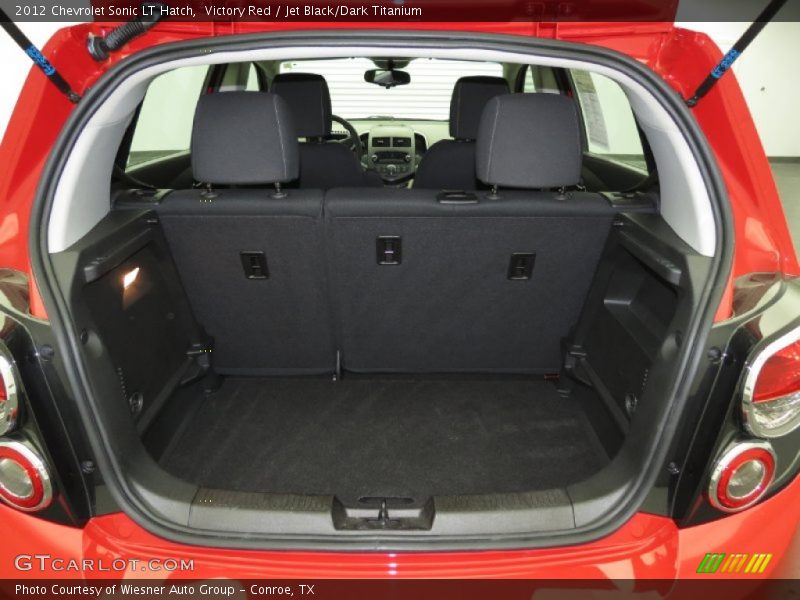 Victory Red / Jet Black/Dark Titanium 2012 Chevrolet Sonic LT Hatch