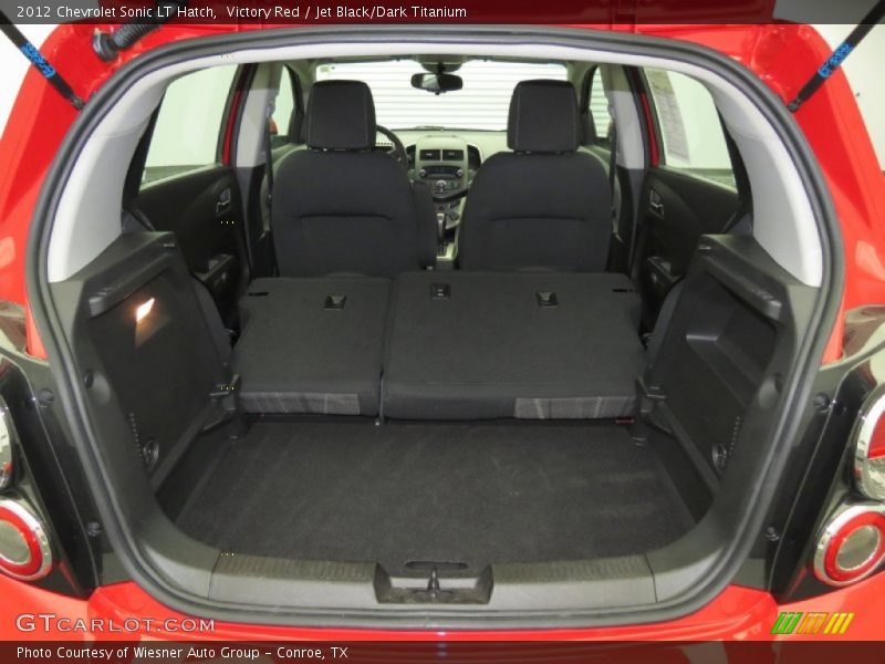 Victory Red / Jet Black/Dark Titanium 2012 Chevrolet Sonic LT Hatch