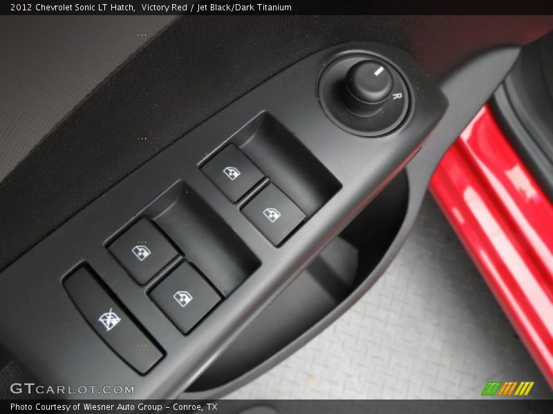 Victory Red / Jet Black/Dark Titanium 2012 Chevrolet Sonic LT Hatch