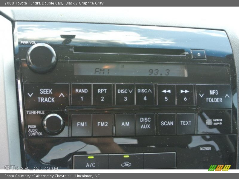 Black / Graphite Gray 2008 Toyota Tundra Double Cab