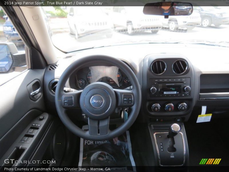 True Blue Pearl / Dark Slate Gray 2014 Jeep Patriot Sport