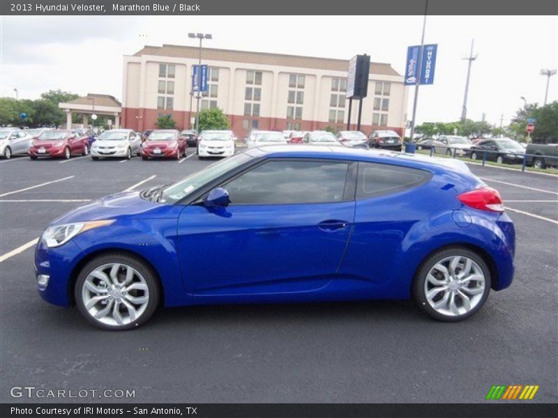 Marathon Blue / Black 2013 Hyundai Veloster