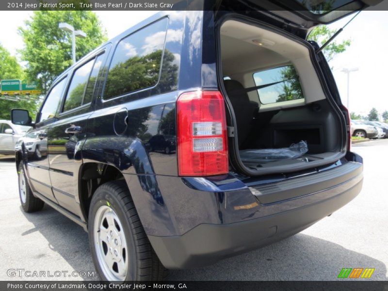 True Blue Pearl / Dark Slate Gray 2014 Jeep Patriot Sport