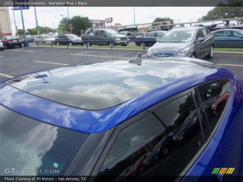 Marathon Blue / Black 2013 Hyundai Veloster