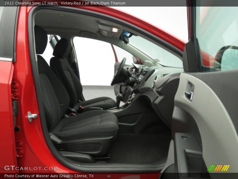 Victory Red / Jet Black/Dark Titanium 2012 Chevrolet Sonic LT Hatch