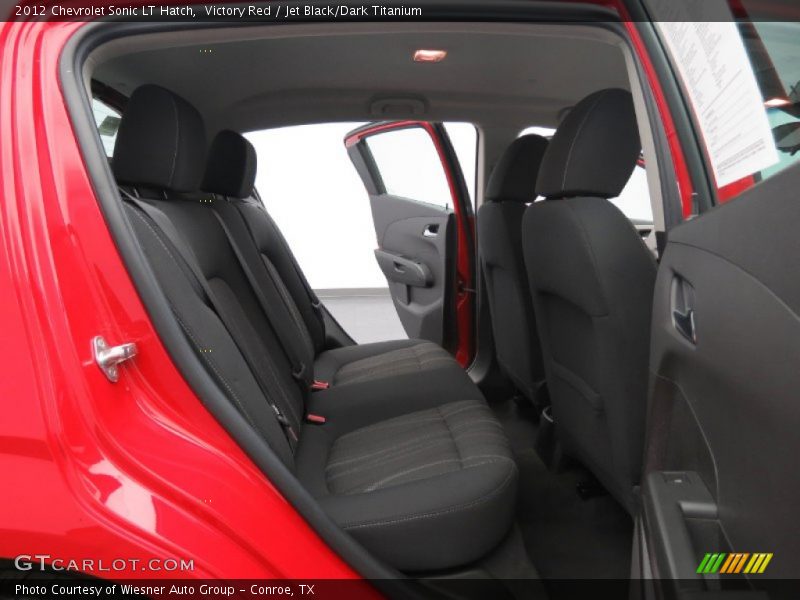 Victory Red / Jet Black/Dark Titanium 2012 Chevrolet Sonic LT Hatch