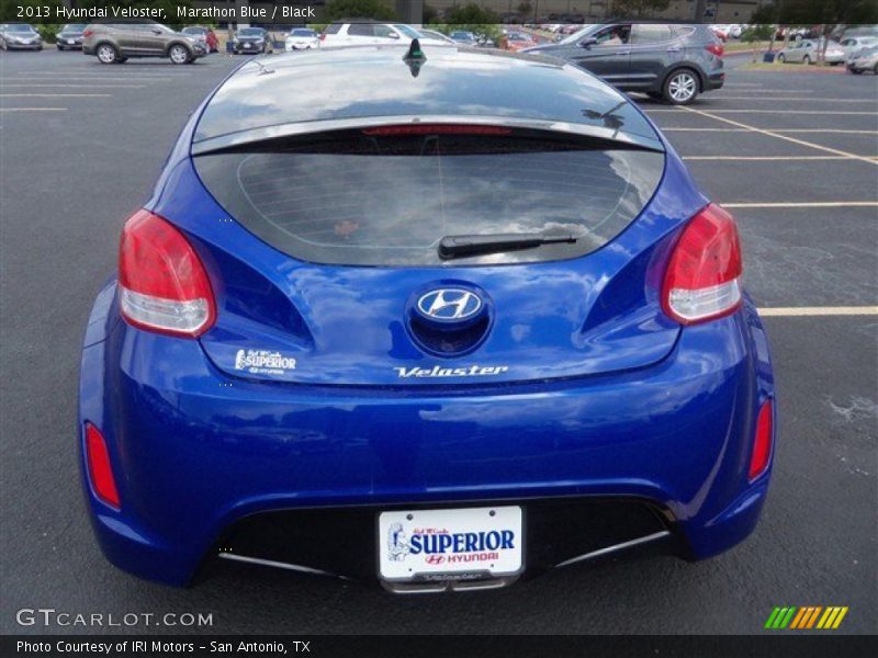 Marathon Blue / Black 2013 Hyundai Veloster