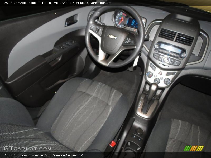 Victory Red / Jet Black/Dark Titanium 2012 Chevrolet Sonic LT Hatch