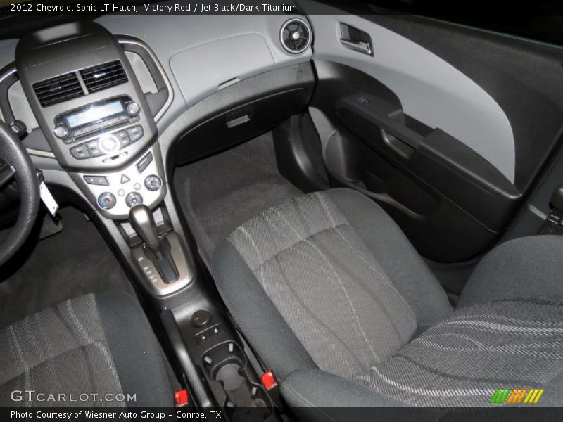Victory Red / Jet Black/Dark Titanium 2012 Chevrolet Sonic LT Hatch