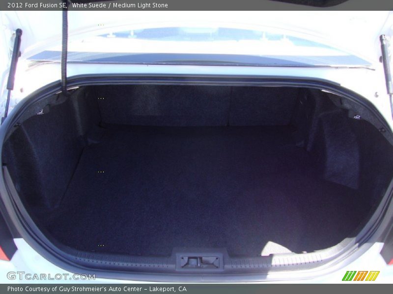 White Suede / Medium Light Stone 2012 Ford Fusion SE