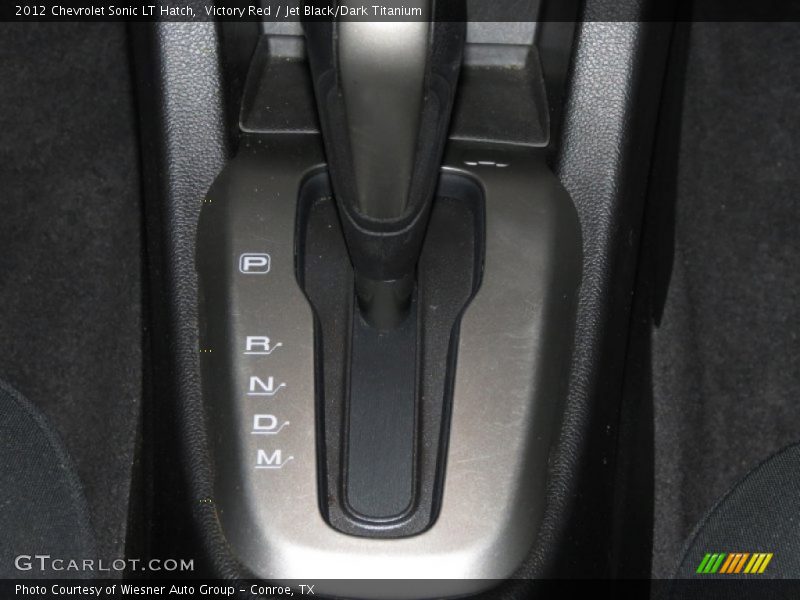 Victory Red / Jet Black/Dark Titanium 2012 Chevrolet Sonic LT Hatch