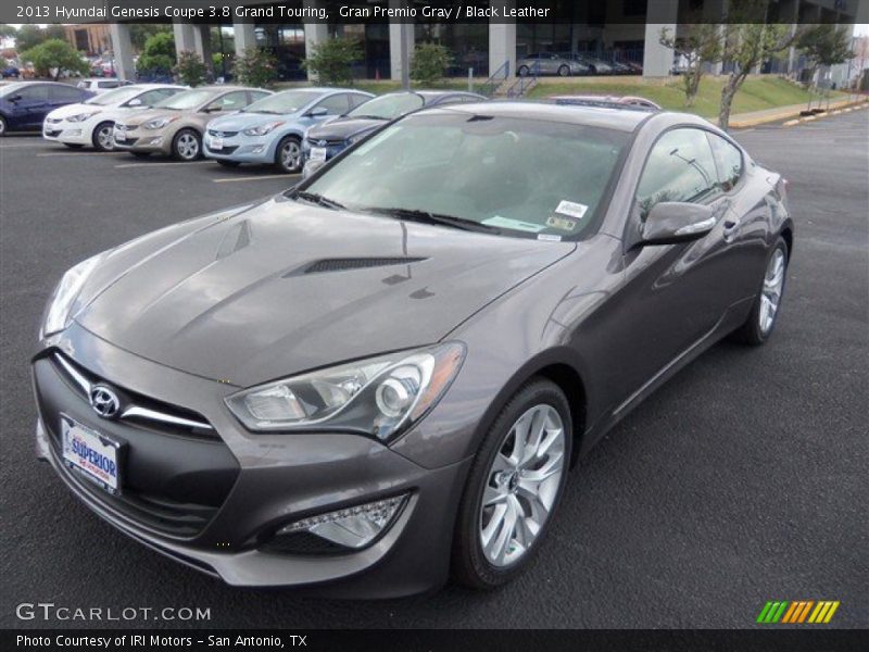 Gran Premio Gray / Black Leather 2013 Hyundai Genesis Coupe 3.8 Grand Touring