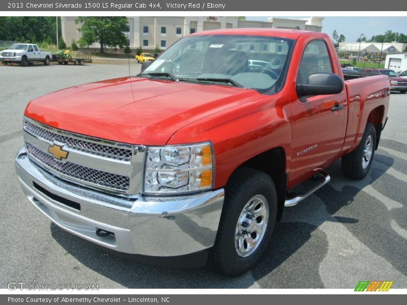 Victory Red / Ebony 2013 Chevrolet Silverado 1500 LS Regular Cab 4x4