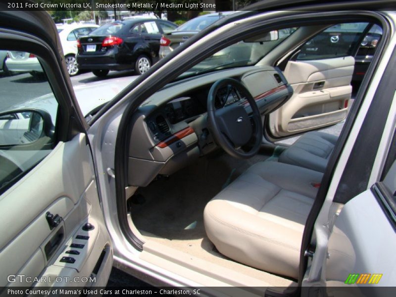 Smokestone Metallic / Medium Light Stone 2011 Ford Crown Victoria LX