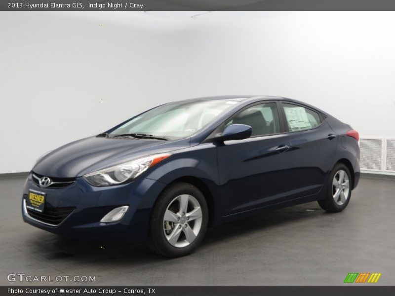 Indigo Night / Gray 2013 Hyundai Elantra GLS