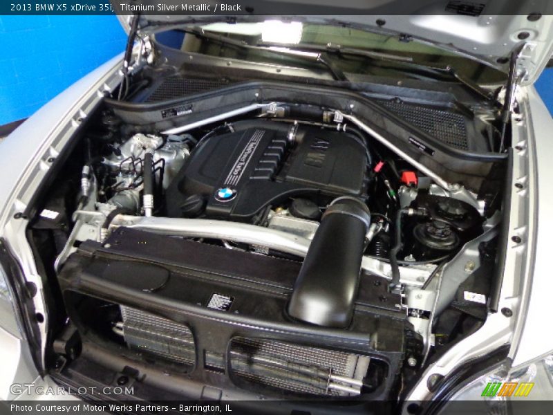 Titanium Silver Metallic / Black 2013 BMW X5 xDrive 35i