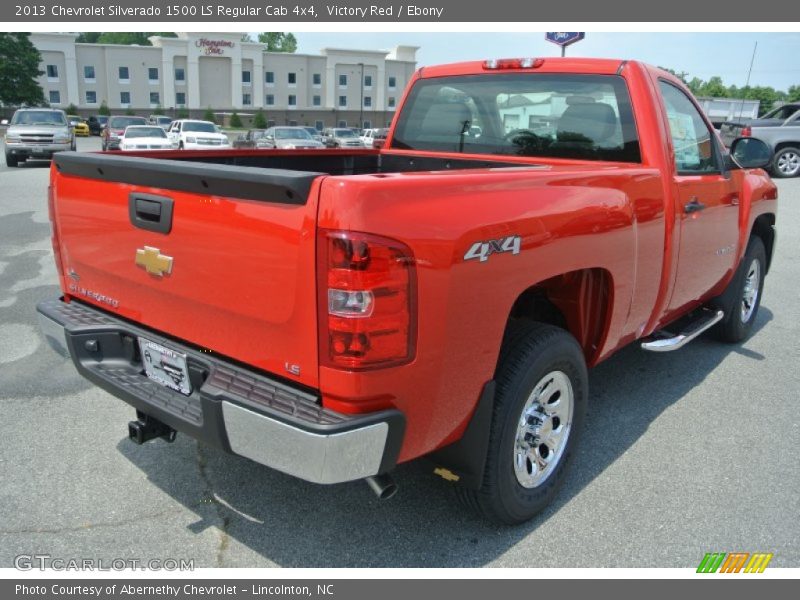 Victory Red / Ebony 2013 Chevrolet Silverado 1500 LS Regular Cab 4x4