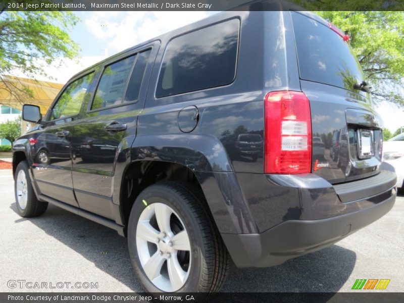 Maximum Steel Metallic / Dark Slate Gray 2014 Jeep Patriot Latitude