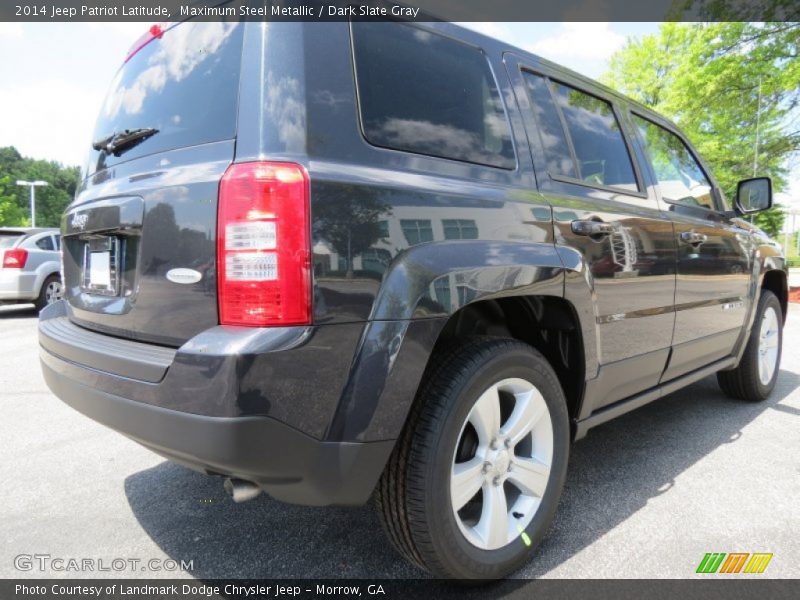 Maximum Steel Metallic / Dark Slate Gray 2014 Jeep Patriot Latitude