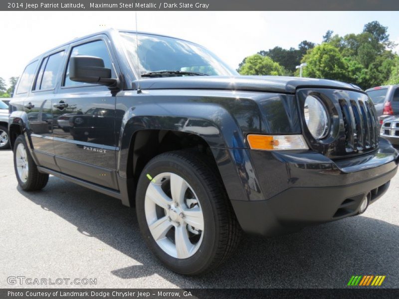 Maximum Steel Metallic / Dark Slate Gray 2014 Jeep Patriot Latitude