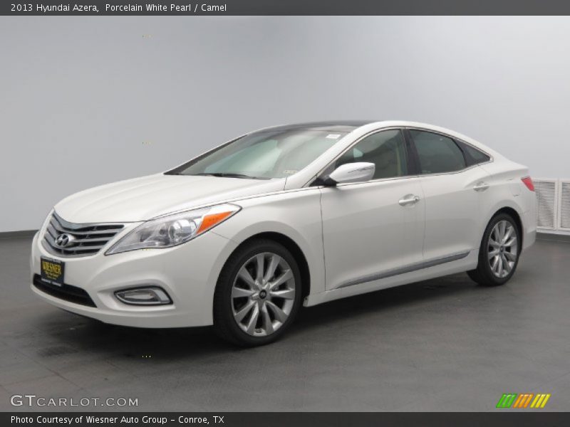 Porcelain White Pearl / Camel 2013 Hyundai Azera