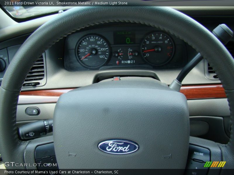 Smokestone Metallic / Medium Light Stone 2011 Ford Crown Victoria LX