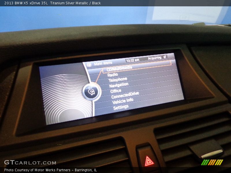 Titanium Silver Metallic / Black 2013 BMW X5 xDrive 35i
