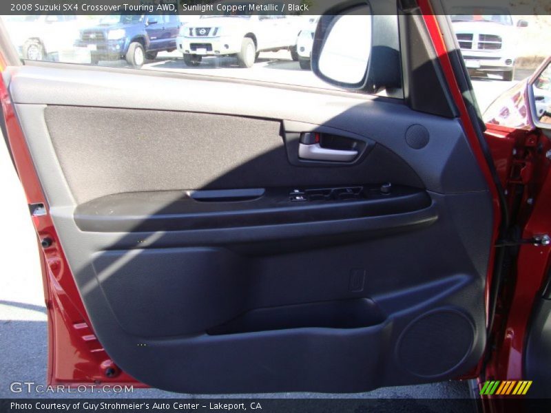 Sunlight Copper Metallic / Black 2008 Suzuki SX4 Crossover Touring AWD