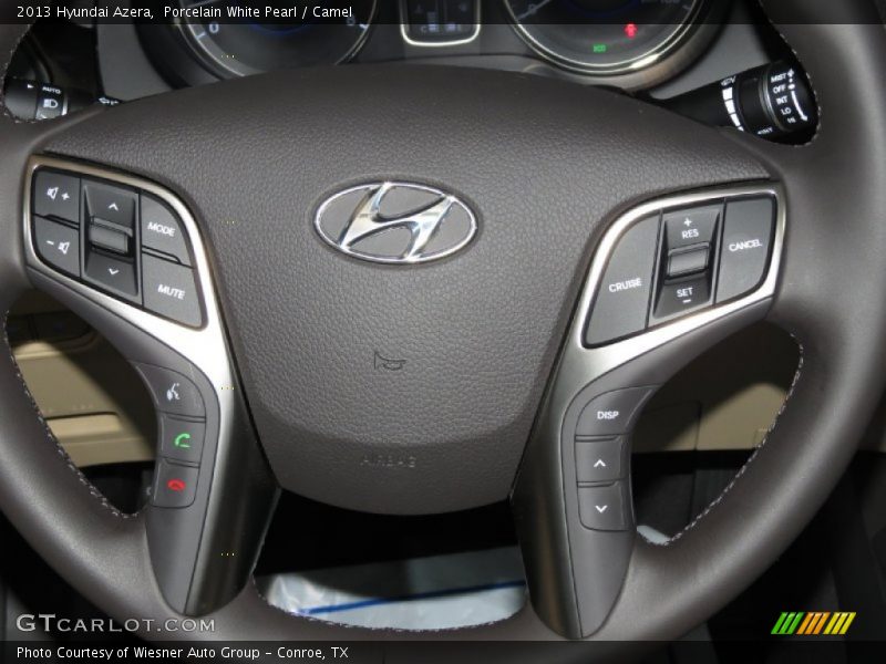 Porcelain White Pearl / Camel 2013 Hyundai Azera
