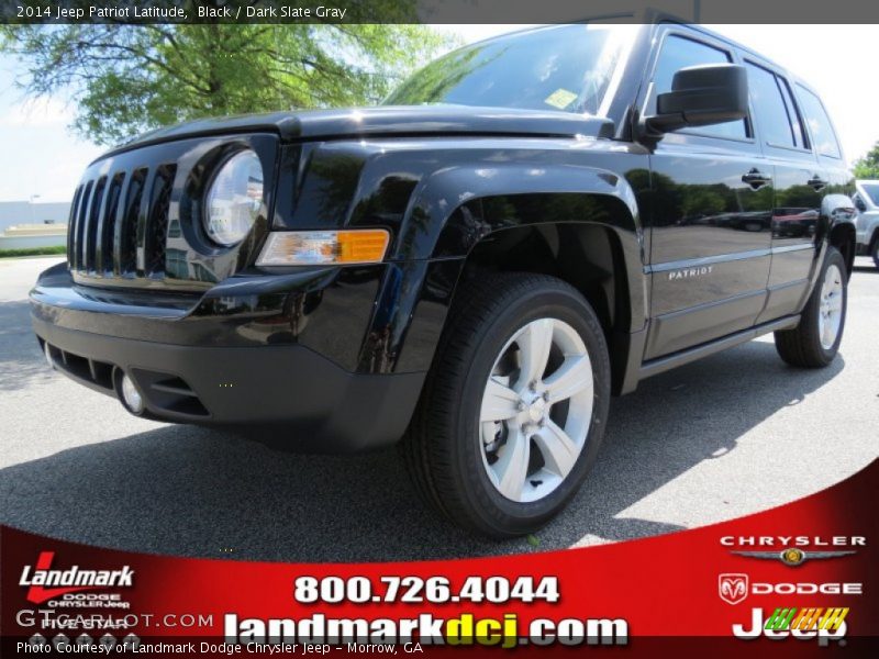 Black / Dark Slate Gray 2014 Jeep Patriot Latitude