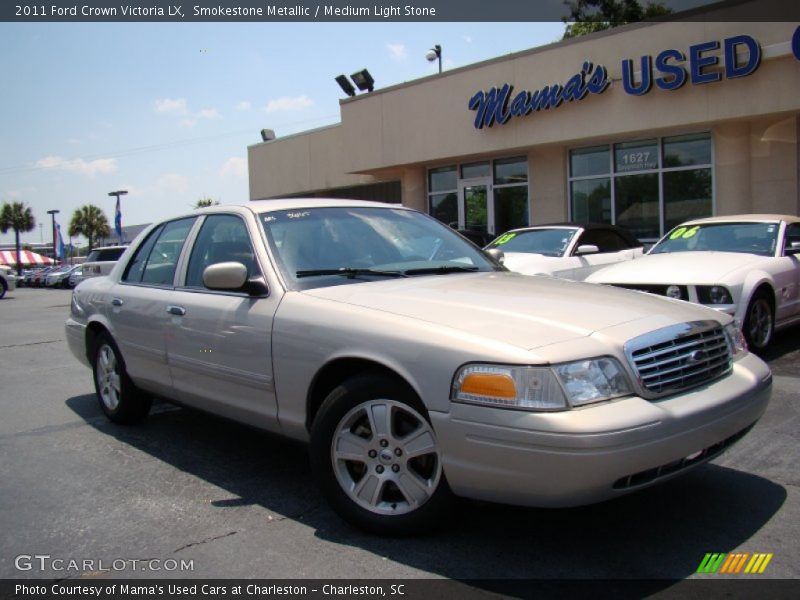 Smokestone Metallic / Medium Light Stone 2011 Ford Crown Victoria LX