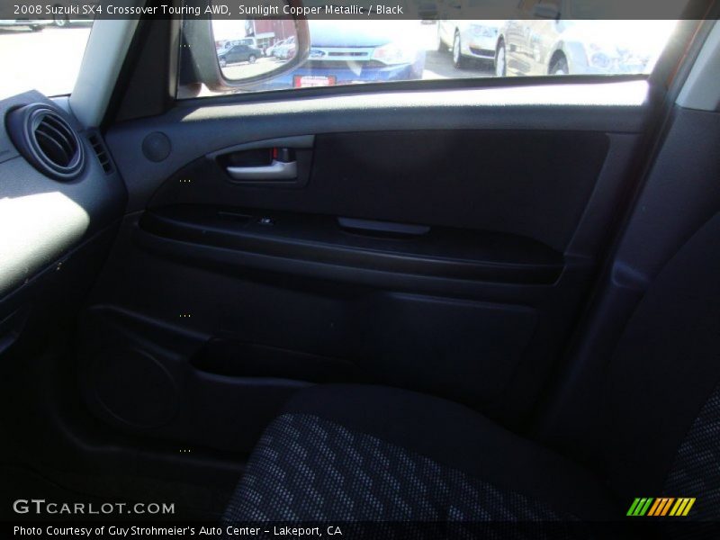 Sunlight Copper Metallic / Black 2008 Suzuki SX4 Crossover Touring AWD