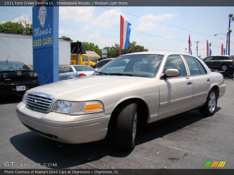 Smokestone Metallic / Medium Light Stone 2011 Ford Crown Victoria LX