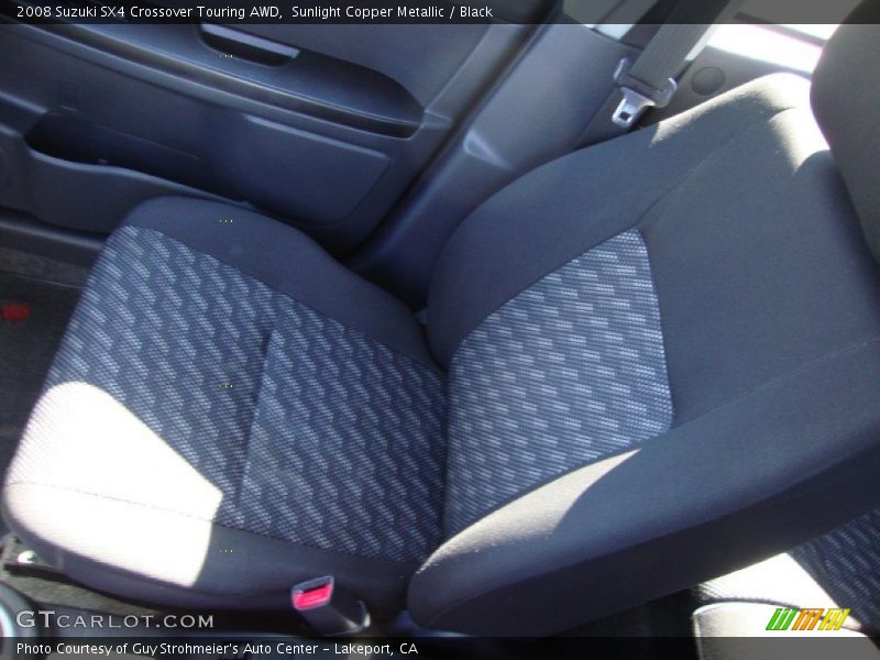 Sunlight Copper Metallic / Black 2008 Suzuki SX4 Crossover Touring AWD