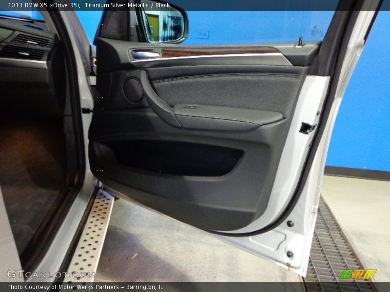 Titanium Silver Metallic / Black 2013 BMW X5 xDrive 35i