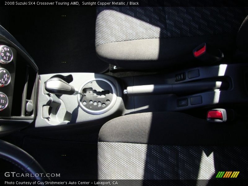 Sunlight Copper Metallic / Black 2008 Suzuki SX4 Crossover Touring AWD
