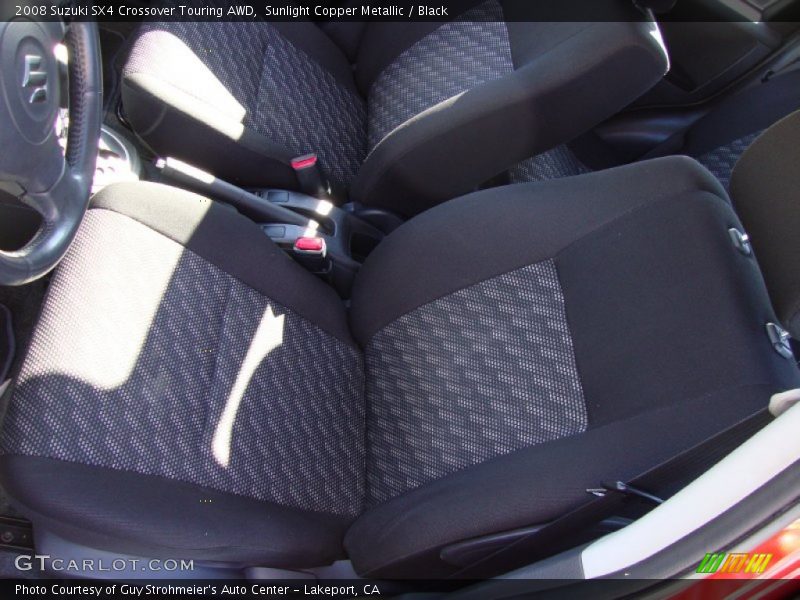 Sunlight Copper Metallic / Black 2008 Suzuki SX4 Crossover Touring AWD